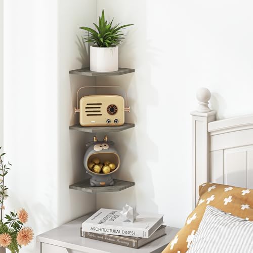 Fun Memories Corner Shelf Wall Mount Set of 3