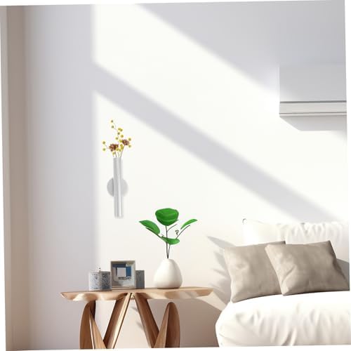 Cabilock Metal Wall Vase for Dried Bouquets and Faux Flowers