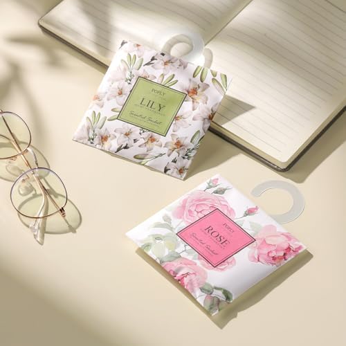 12 Pack Sakura Scented Air Freshener Sachets for Drawer and Closet