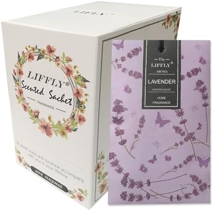 14 Pack Lavender Scented Sachets for Drawers and Closets