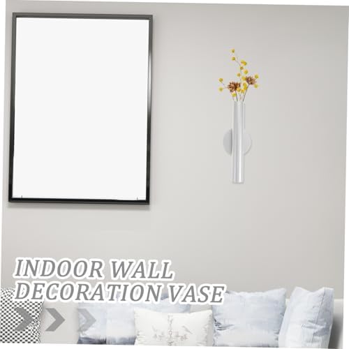 Cabilock Metal Wall Vase for Dried Bouquets and Faux Flowers