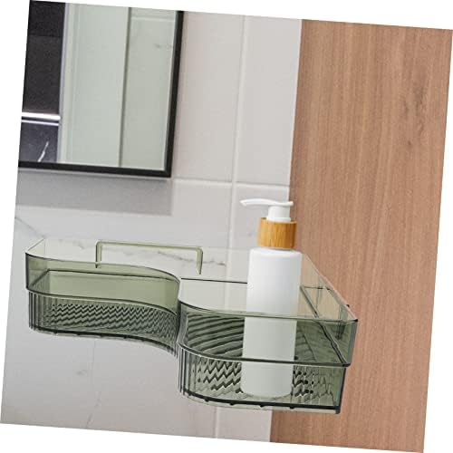 Cabilock Green Corner Wall Mounted Storage Rack