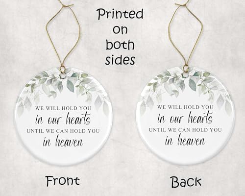 JohnPartners993 Memorial Ornament - White Ceramic Hanging Keepsake