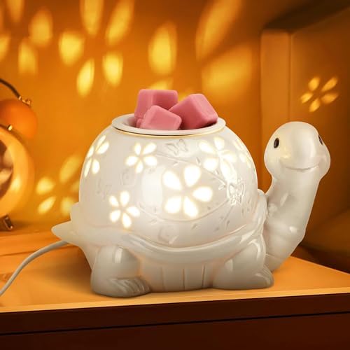 LESES Electric Wax Melter Turtle Warmer with 2 Bulbs