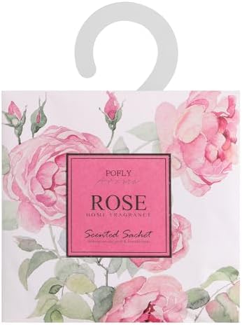 12 Packs Rose Scented Sachets for Drawer and Closet