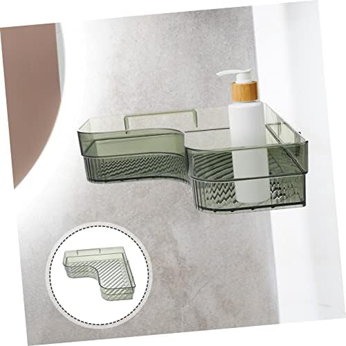 Cabilock Green Corner Wall Mounted Storage Rack