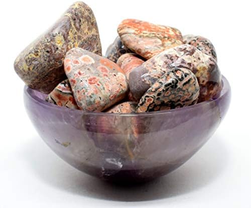 30PCS Leopardite Jasper Stones Natural Polished Indoor Fountain Decor