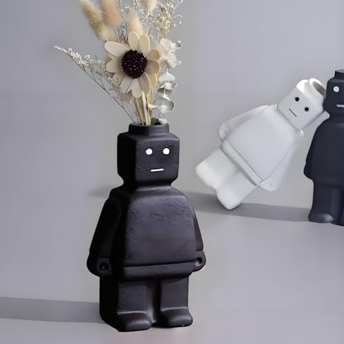 Unique Building Flower Vase for Home Decor