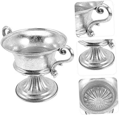 Silver Urn Vase For Wedding Decor And Home Display