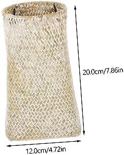 KESYOO Woven Flower Vase for Home Office Decor