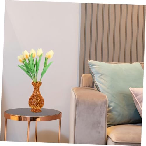 Aluminum Wire Dried Flower Vase for Home Decor