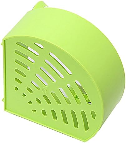 Triangle Sucker Shelf Corner Kitchen Shelf Green