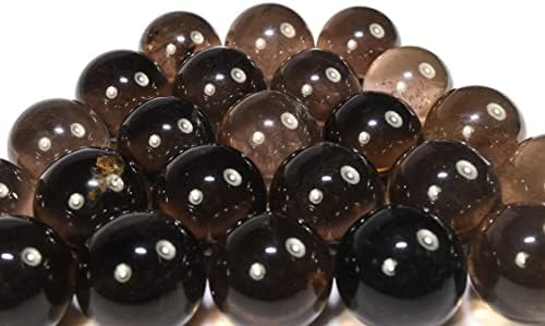 HQRP 30mm Dark Smoky Quartz Sphere Collectible