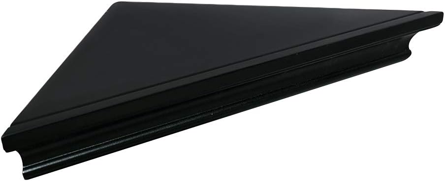 AHDECOR Black Floating Corner Shelves Set of 2