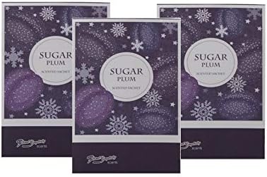 Floral Simplicity Sugar Plum Scented Sachets Pack of 3