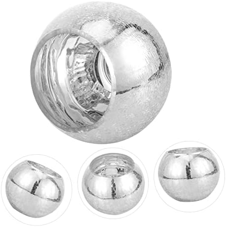 Happyyami European Style Silver Round Vase for Home Decor