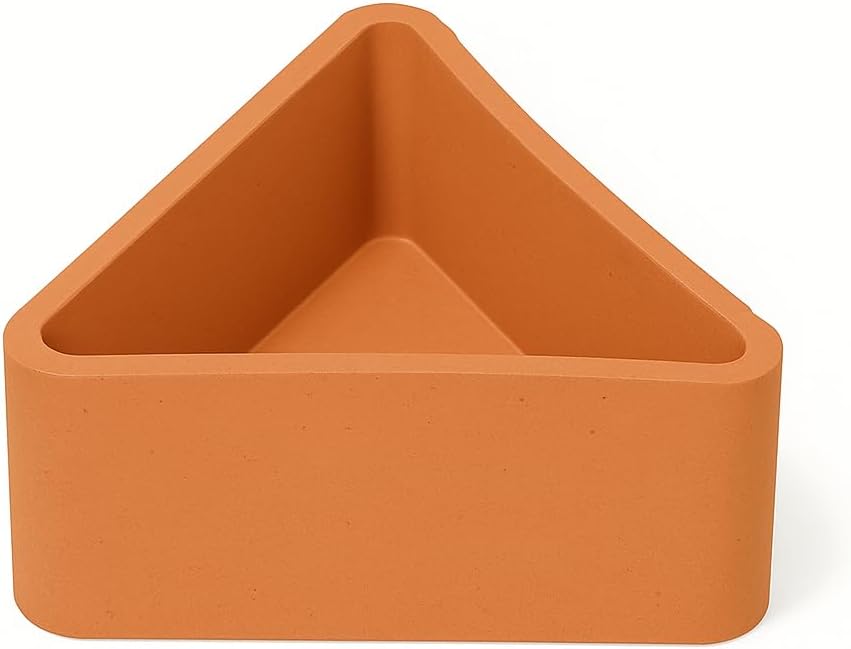 Triangle Concrete Planter for Succulents and Decor