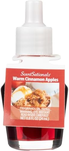 Scentsationals Fragrance Oil Refill 3-Pack - Warm Cinnamon Apple