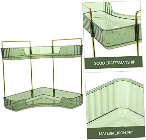 Vaguelly Countertop Vanity Tray Triangle Storage Rack