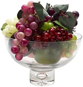 Royal Imports Flower Glass Vase 8 Round 5 Tall Clear