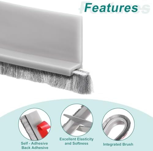 UxCeLL Door Sweep 2 x 40 Weather Stripping