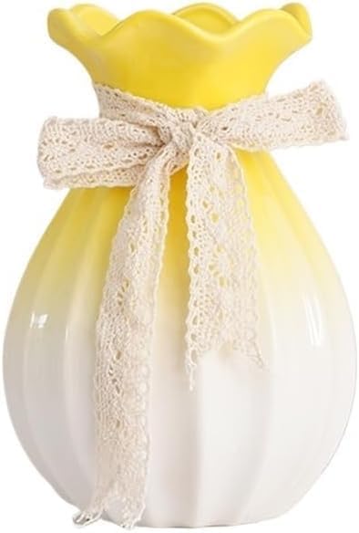 Gradient Ceramic Vase for Dried Flowers Decor