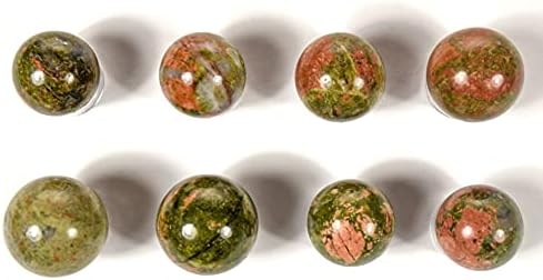 HQRP 20mm Unakite Sphere Polished Crystal Mineral Specimen - 1PC