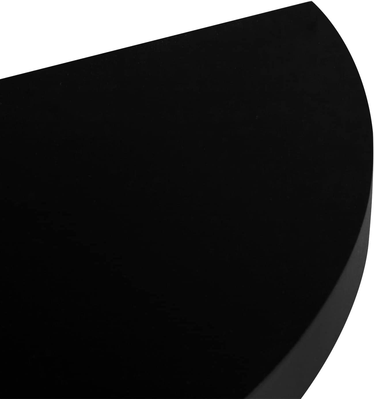 AHDECOR Black Corner Shelves Set of 2