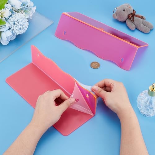 Pink Floating Shelves 4 Sets Wall Mounted Display