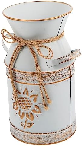 Balacoo Vintage Metal Flower Bucket Vase