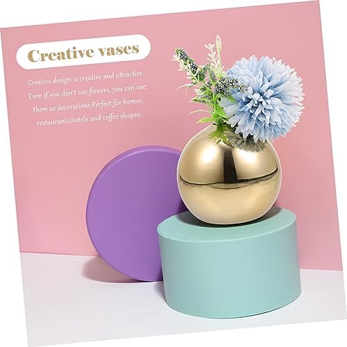 Happyyami Abstract Ceramic Flower Vase for Home Decor