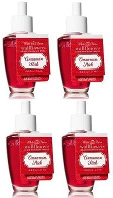 Bath and Body Works 4 Pack Cinnamon Wallflower Refill
