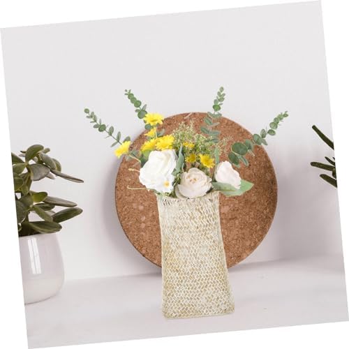 KESYOO Woven Flower Vase for Home Office Decor