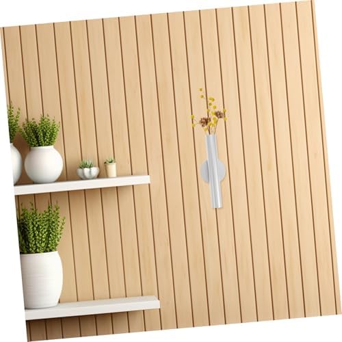 Cabilock Metal Wall Vase for Dried Bouquets and Faux Flowers