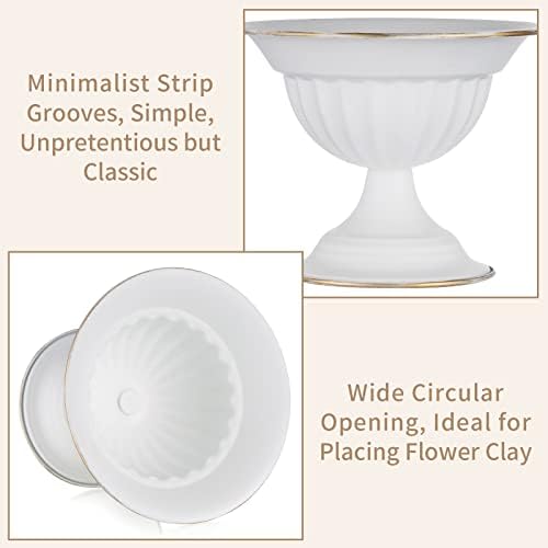 Sziqiqi Modern White Flower Vase for Wedding Centerpieces