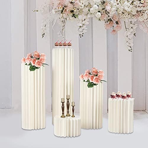 Wedding Centerpiece Cardboard Vases 5pcs Foldable Display Stands