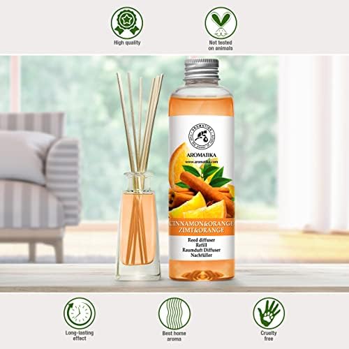 Cinnamon Orange Diffuser Refill 68 Fl Oz for Relaxation and Holiday Cheer
