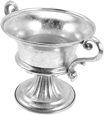Elegant Silver Urn Vase for Home and Office Decor