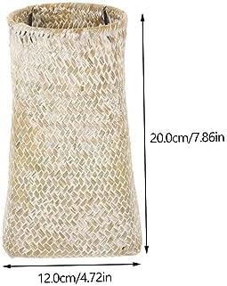 VICASKY Seagrass Woven Flower Vase for Home Decor