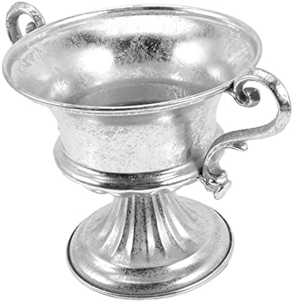 Silver Urn Vase For Wedding Decor And Home Display