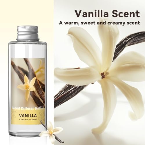 SCENTORINI Vanilla Reed Diffuser Oil Refill 676 Fl Oz