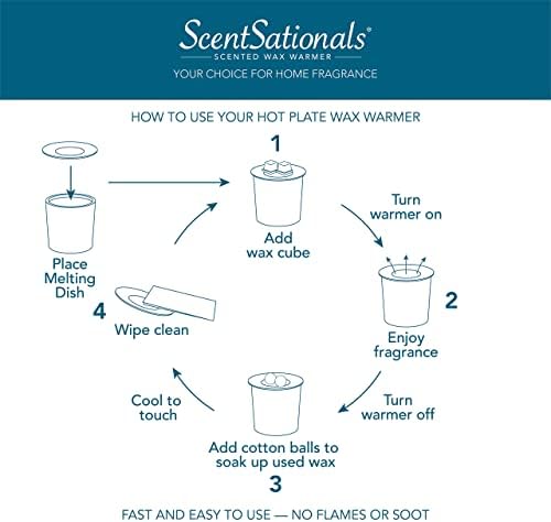 Scentsationals Vintage Wax Warmer - Retro Design