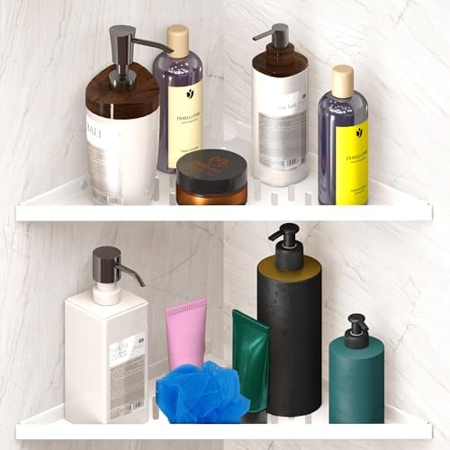 Corner Shower Shelf - Adhesive No Drill Installation