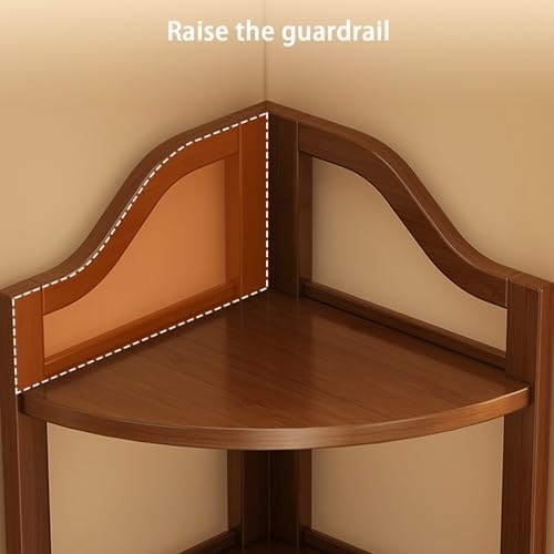 YUGXTH L-Shaped Corner Storage Shelf Unit