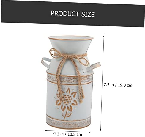 Balacoo Vintage Metal Flower Bucket Vase