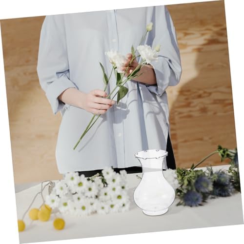 4pcs Clear Plastic Hydroponic Vases for Hyacinth Propagation