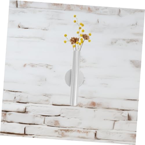IMIKEYA Wall-Mounted Flower Tube Scandinavian Metal Vase