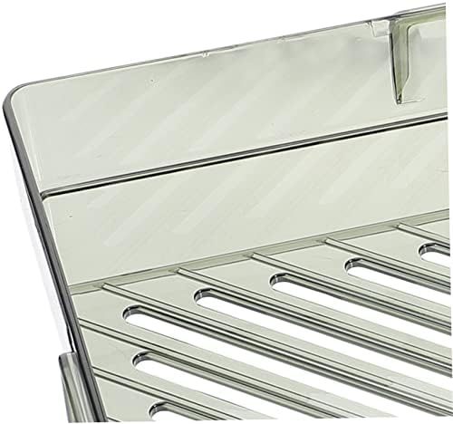 GLEAVI Green Wall-Mounted Bathroom Corner Shelf Storage Rack