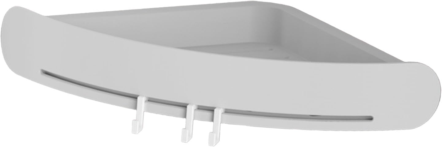 Corner Wall Shower Shelf Space-Saving Bathroom Storage Shelf