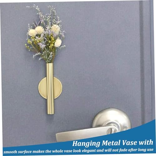 Wall Mount Vase Tube 2PCS Dried Flower Decor